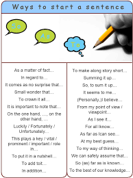 In most cases, replacing passive voice with active voice makes your writing more clear. Good Ways To Start A Sentence Learn English Sentence English