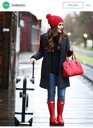 Rain Boots Outfits Invierno Rainboots Outfit Cute Winter Outfits