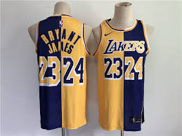 ✓ free shipping ✓ best offers. Purple Gold Kobe Bryant Split Special Mamba And La King Jersey