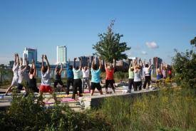 Maybe you would like to learn more about one of these? Yoga On The Riverfront Detroit Riverfront Conservancy