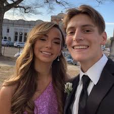 they gotta stop letting the lil freshmen come to prom… thank you  @collynlewis !! you were the most amazing date🤍