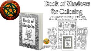 Use these images to quickly print coloring pages. Flip Through Book Of Shadows For Coloring Ready Made Bos Wiccan Coloring Book Youtube