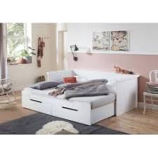 Funktionsbett Jugendbett Gastebett Lina 13 Weiss Lackiert Liegeflache 90 180x200 Cm Ausziehbar 2 S Ausziehbett Funktionsbett Kinderbett Ausziehbar
