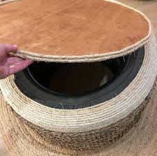 See more ideas about tire table, tyres recycle, tire furniture. Seagrass Tyre Table Hometalk