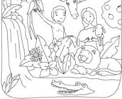 Me Aburre La Religion La Creacion Para Preescolares Colorear Adan Y Eva Religion La Creacion