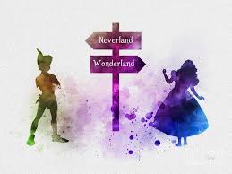 Wonderland Or Neverland Art Print By My Inspiration Disney Art Neverland Art Disney Wallpaper