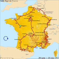 Du samedi 6 juillet au dimanche 28 juillet 2019, le 106ème tour de france comprend 21 étapes pour une distance totale de 3 460 kilomètres. Tour De France 1967 Wikipedia