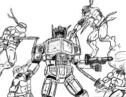 I think i would have enjoyed coloring this robot coloring page back then. Online Coloring Pages Coloring Page Teenage Mutant Ninja Turtles Fighting A Robot Teenage Mutant Ninja Turtles Download Print Coloring Page