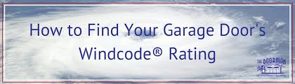 how to find your garage doors windcode rating in south florida