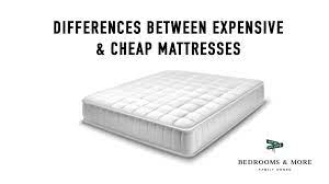 Mattress sets shouldn't be outrageously expensive. Difference Between Expensive Mattresses Cheap Mattresses
