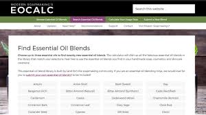 Enter Your Own Blend Essential Oil Calculator