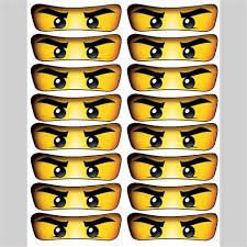 Im mittelpunkt der serie stehen die abenteuer der sechs ninjas, der meister des spinjitzu, kai, jay, zane, cole, nya und lloyd stehen. Ninjago Eyes Printables