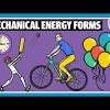 This video gives an explanation of kinetic and contains several examples for calculating kinetic energy, mass and velocity using the kinetic energy equation. 1