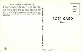 Elson Hall, Ohio University Zanesville OH Original Vintage Postcard at  Amazon's Entertainment Collectibles Store