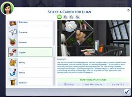 Mod The Sims Linguist Career By Stormywarrior8 Sims 4 Downloads Sims 4 Jobs Linguistics Sims 4