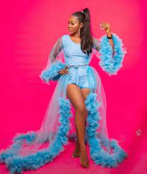 Bridal Robe Bridal Shower Robe Net Dress Wedding Photoshoot Etsy In 2021 Shower Dress For Bride Bridal Shower Outfit Bridal Robes