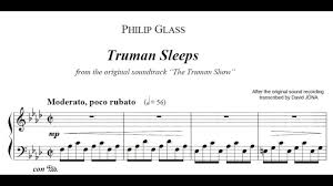 Truman Sleeps Music Sheet Piano Execution Youtube