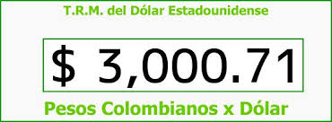 La trm es la tasa representativa del mercado cambiario de colombia y representa el valor que tiene un dólar estadounidense en pesos colombianos. Trm Dolar Colombia Lunes 2 De Enero De 2017 Tecnoautos Com