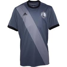 The football club and its reserve team; Buy Adidas Mens Legia Warsaw Away Jersey Onix Black Grey