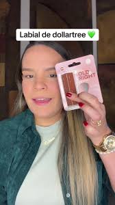 Probando labial de dollar tree… sera un dupe del de maybelline?