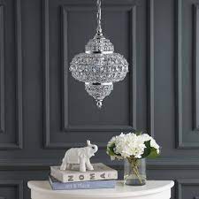 Check spelling or type a new query. Juliette 12 Crystal Metal Led Chandelier Pendant Chrome By Jonathan Y On Sale Overstock 23548264