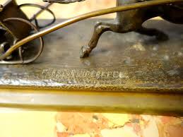 Check out our bronze foundry marks selection for the very best in unique or custom, handmade pieces from our shops. Russian Bronze Statue Cossack On A Sleigh With Horse Signed Vasily Grachev And Foundry Mark Woerfel Statues Items By Category European Antiques Decorative