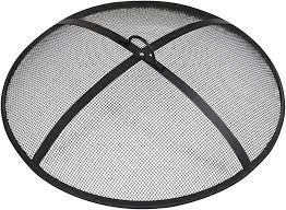 I build custom fire pit and fire place spark safety screens. Sunnydaze Outdoor Fire Pit Spark Screen Cover Guard Accessory Round Heavy Duty Steel Backyard Mesh Lid Ember Arrester With Handle 22 Inch Diameter Amazon Ca Patio Lawn Garden