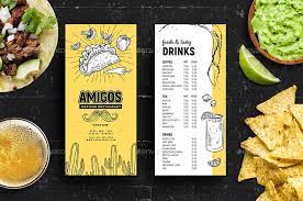 Mexican Menu Template Mexican Menu Menu Design Menu Template