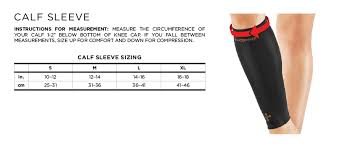 Womens Compression Sizing Charts Tommie Copper