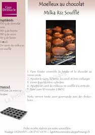 Moelleux Au Chocolat Coeur Au Milka Riz Souffle La Petite Cuisine De Nadege Moelleux Au Chocolat Demarle Recette Recette Guy Demarle