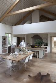 Pin By Berengere Brunet On Amenagement Open Plan Kitchen Country Kitchen Kitchen Living