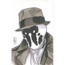 Rorschach "Watchmen" 1/1 Original 5.5" X 8.5" Color Drawing - Hand-Drawn &  Signed By Tom Hodges | Pristine Auction