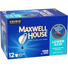 1) peel, clean & recycle lid. Maxwell House Lower Acid Original Medium Roast Keurig K Cup Coffee Pods 4 12 Oz Instacart