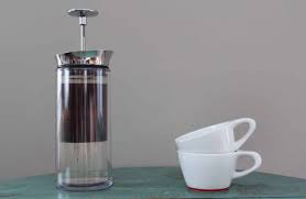 Ethiopian yirgacheffe fresh roast coffee. The American Press Manual Coffee Brewer Brewing Coffee Manually