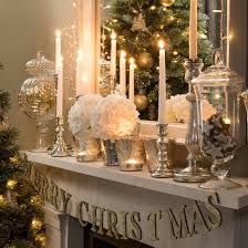 Vintage French Soul Gold Christmas Decorations Christmas Fireplace Decor Christmas Mantel Decorations