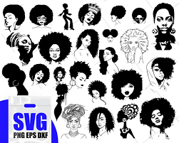 Download Afro Svg Png Dxf African American Woman Svg Strong Black Woman Svg Afro Women Svg Africa Svg Eps Afro Hair Scarf Svg Art Collectibles Digital Privius Com