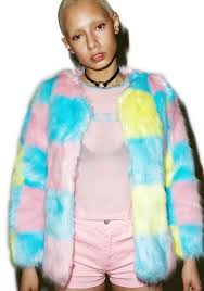 Black And White Checkered Fluffy Jacket Mademe Checkered Coat Your Move Babe Play A Dangerous Game Wit Us In This Adorable Faux Fur Coat Featurin A Suuup Checkered Coat Pink Faux Fur Coat Fashion