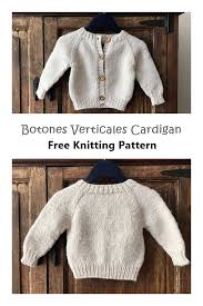 A cardigan seems like such a big project that will. Botones Verticales Cardigan Free Knitting Pattern Knitting Projects