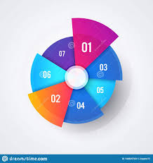 Vector Circle Pie Chart Design Modern Infographic Template