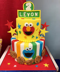 Happy Birthday Cake Images For Little Boy Cutest Cake For The Cutest Little Boy Happy Birthday Levon Sesamestreetcake Cakesbyarmine Sesame Street Birthday Elmo Birthday Party Elmo Birthday