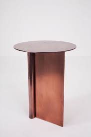 Os Table Table Aluminum Table Bronze Side Table
