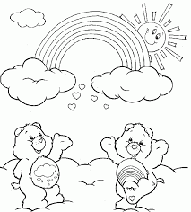 Click on the free care bears colour page you would like to print or save to your computer. Rainbow Care Bears Coloring Pages Rainbow Coloring Pages Coloring Home