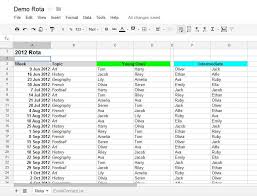 With google sheets, you can create, edit and collaborate, wherever you are. Using Google Apps To Organise A Rota With Email Alerts Bradley Howard S Blog