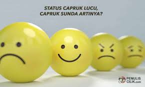 We did not find results for: Status Capruk Lucu Capruk Sunda Artinya Penulis Cilik