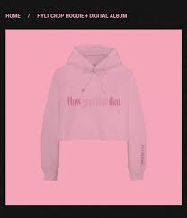 Pin By Lalisa Manoban On Products Blackpink Blackpink Merch Cropped Hoodie Hoodies