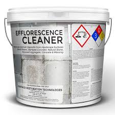 Efflorescence is a white, powdery substance that appears on masonry, such as pavers, due to salt deposits that are present in the original brick. Buy Efflorescence Cleaner