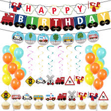 120 ucapan idul fitri terindah dilengkapi pantun lebaran diedit com. Slmengguo Kartun Transportasi Tema Ulang Tahun Balon Menarik Bendera Set Pesawat Kereta Kertas Banner Kue Gantung Spin Perlengkapan Pesta Ballons Aksesoris Aliexpress