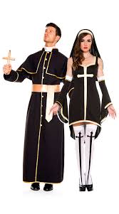 They are made to look just like the real thing you'd see a priest wearing in a real cathedral. Men S Deluxe Priest Costume Men S Priest Costume Yandy Com Sinfully Hot Nun Costume Sexy Nun Costume Yandy Com