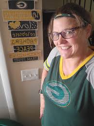 Greetings from Las Vegas! I wore a jersey for Halloween today, having a  unique holiday! 🎃🏈