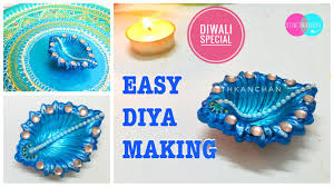 How To Decorate Diya At Home Diy Easy Diya Decoration Ideas For Diwali Diya Decoration Diwali Diwali Diya Decoration Diya Decoration Ideas Diwali Diya